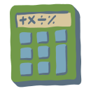 Illustration of a calculator