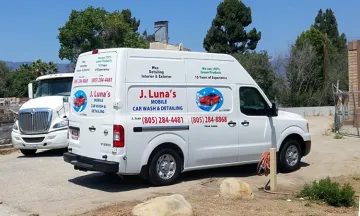 J. Luna's Mobile Car Wash & Detailing van