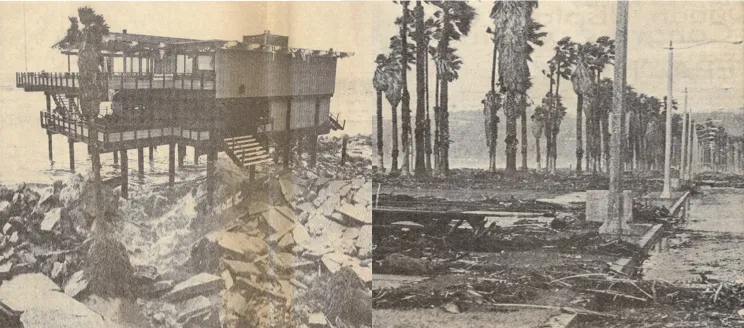 Storm Damage from the 1983 El Nino 