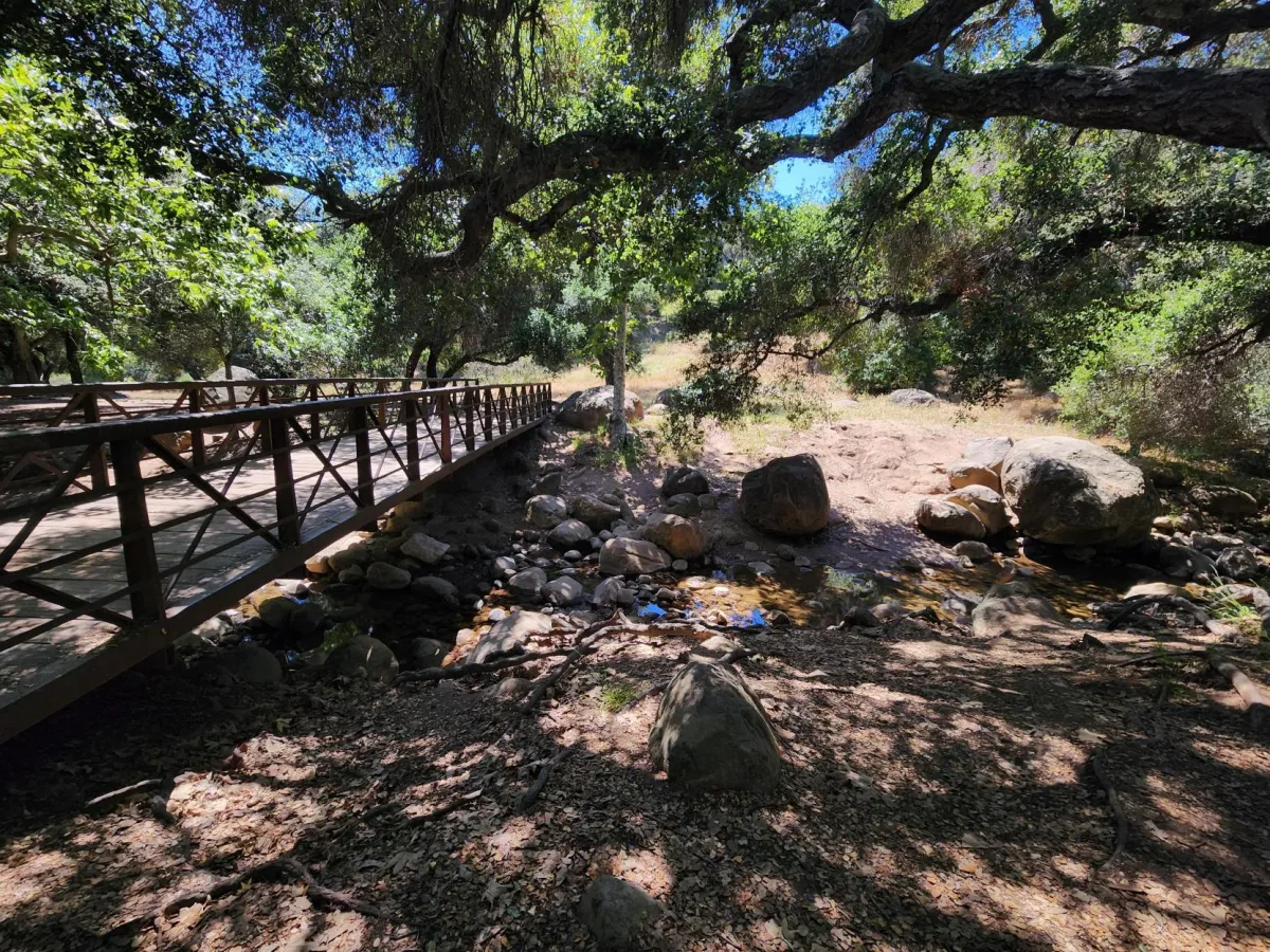 San Roque Creek Foot Bridge Creek