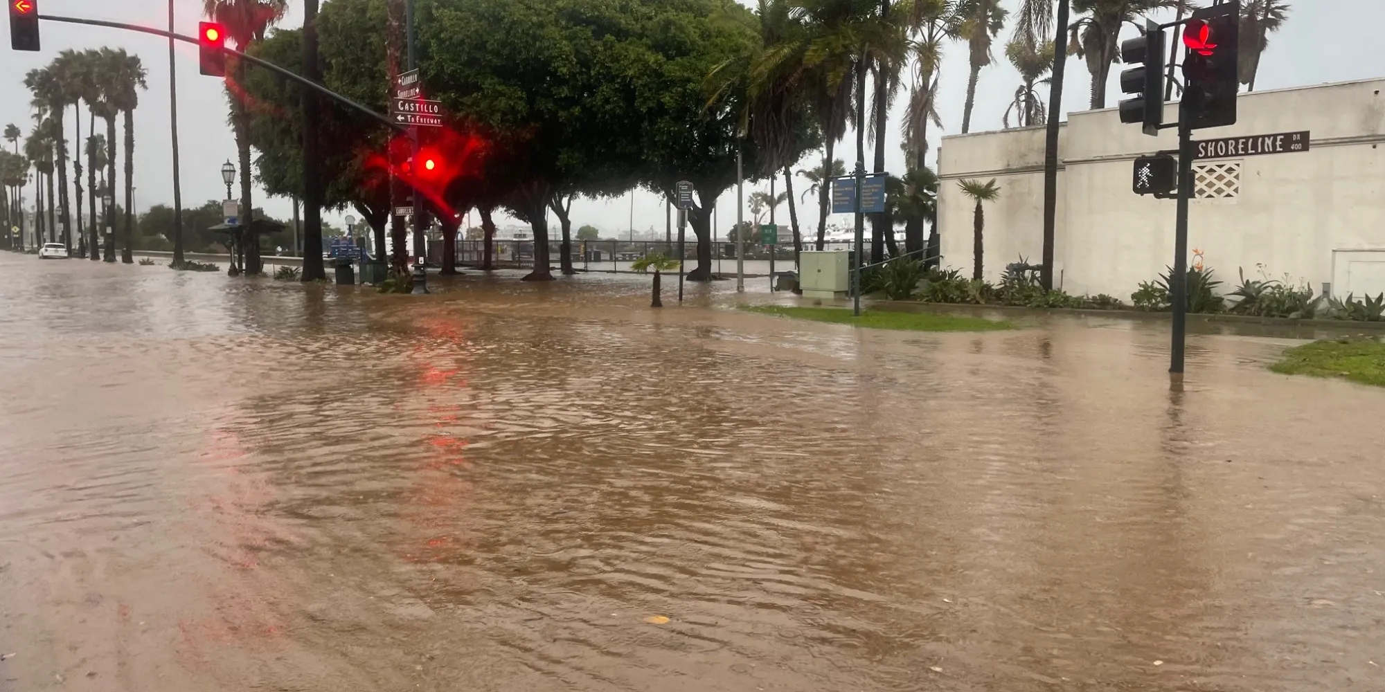 Cabrillo Castillo Flooded December 2023