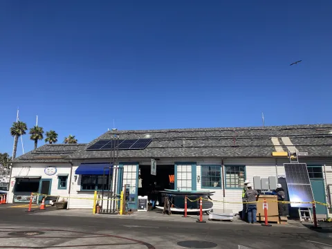 Waterfront Solar Installation